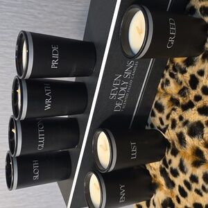 7 Deadly Sins Candle Set – Valentine’s Day Gift / Dark Romance
